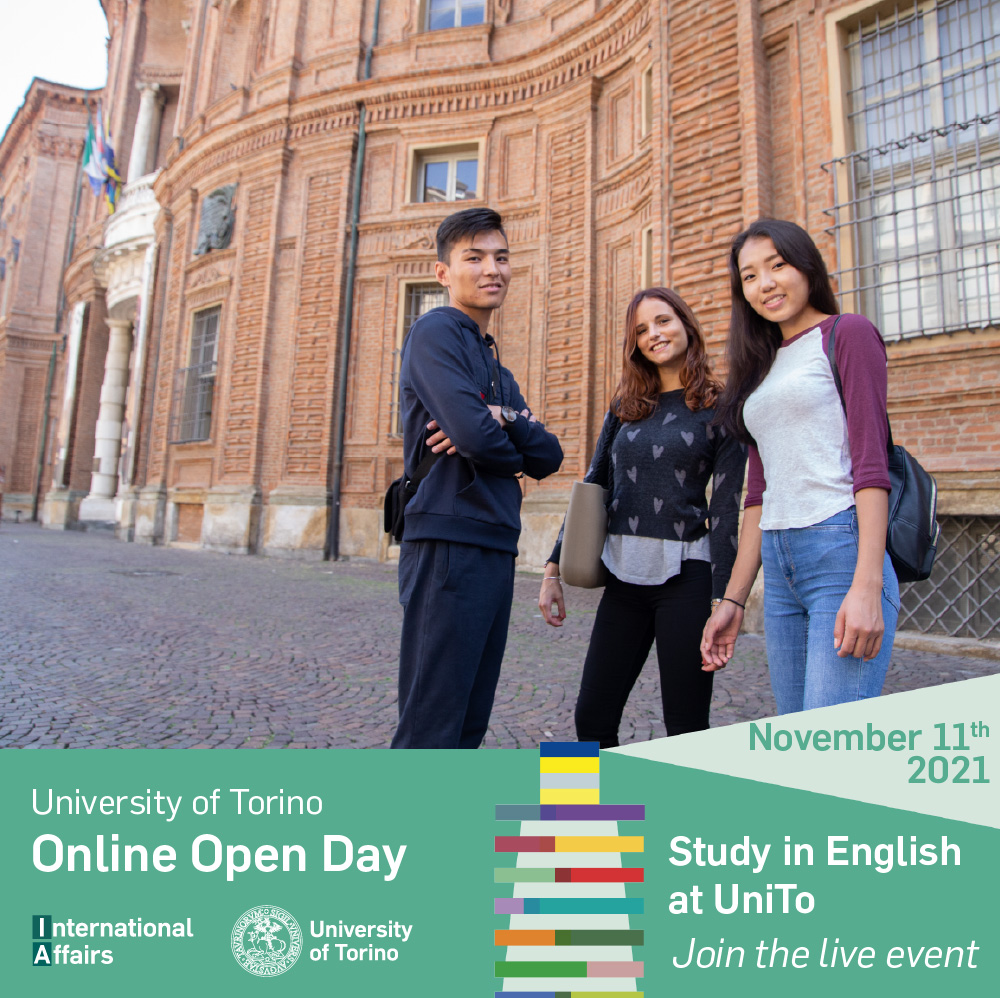 University of Torino – Online Open Day on November 11th, 2021